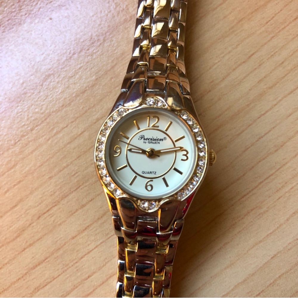 NWT Vintage Precision by Gruen Stainless Steel Quartz Watch - Picture 4 of 9